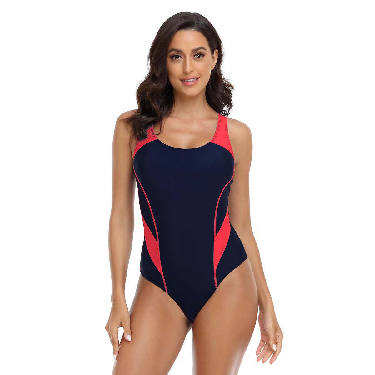 Maillot de bain de fitness color block pour femmes par Berg-Feldt