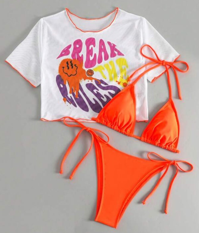 Ensemble bikini femme : Crop top et ceinture de berg-feldt