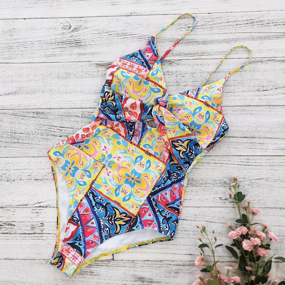 Maillot de bain femme Berg-Feldt, floral, cache-cœur