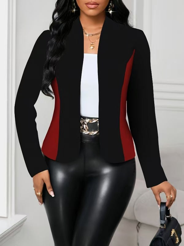 Veste blazer moderne pour femme avec empiècements contrastants Berg-Feldt