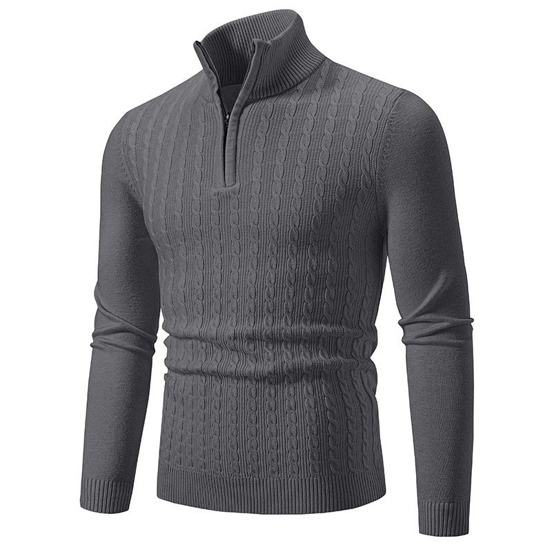 Pull col roulé zippé homme Berg-Feldt