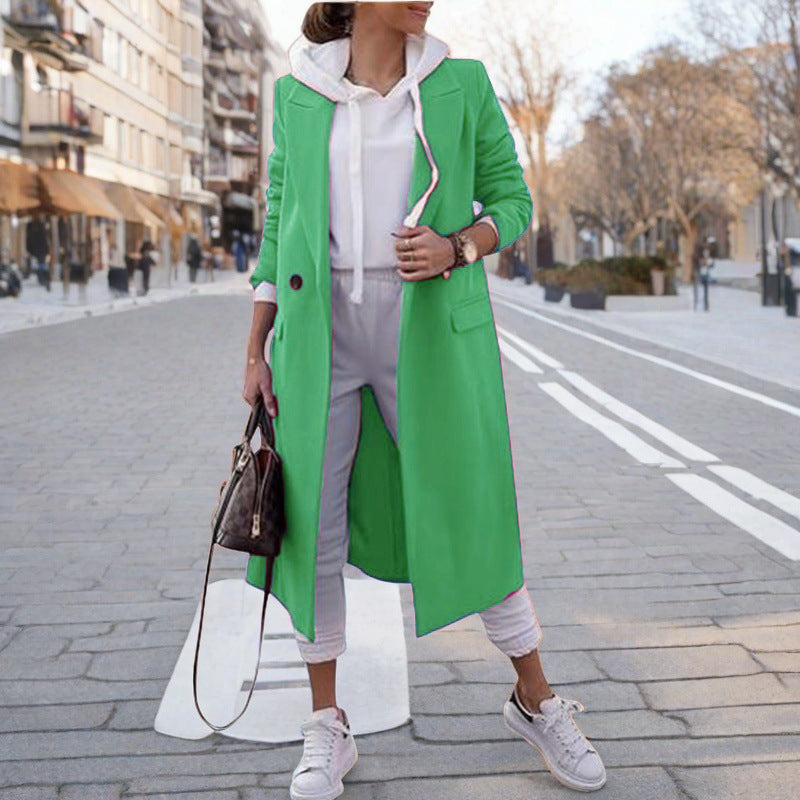 Damen-Trench-Coat élégant avec capuche Berg-Feldt