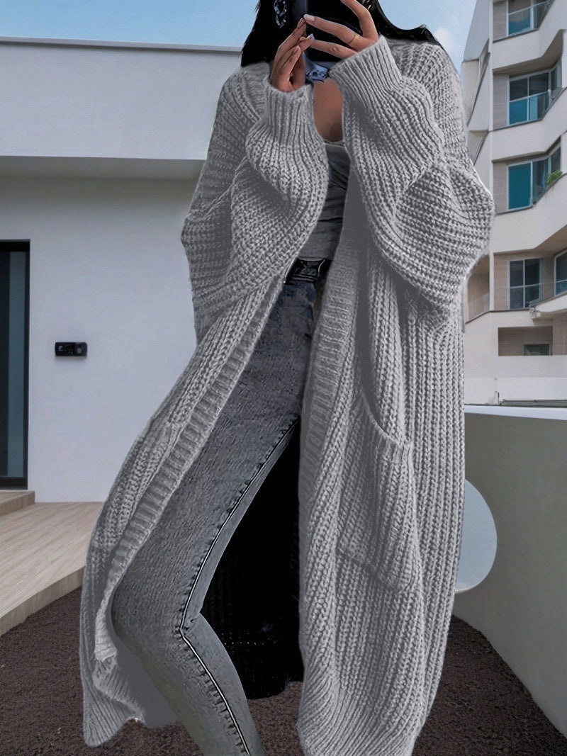 Cardigan tricoté ample pour femme avec grandes poches Berg-Feldt