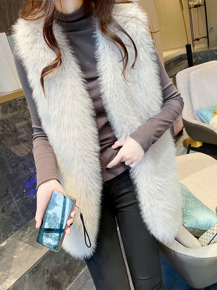 Women's Fluffy Faux Fur Vest Berg-Feldt