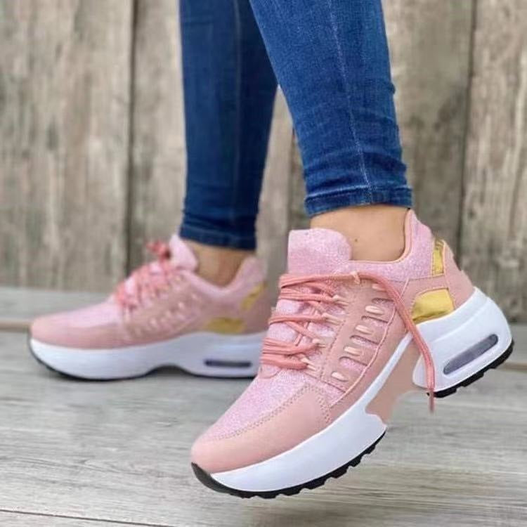 Damen Sportliche Air Max Sneakers mit atmungsaktiver Oberflächenstruktur Berg-Feldt