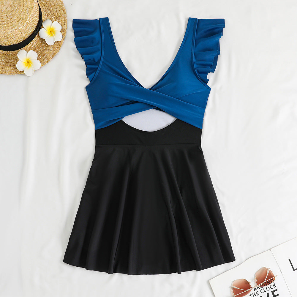 Maillot de bain croisé et froncé Berg-feldt pour femmes
