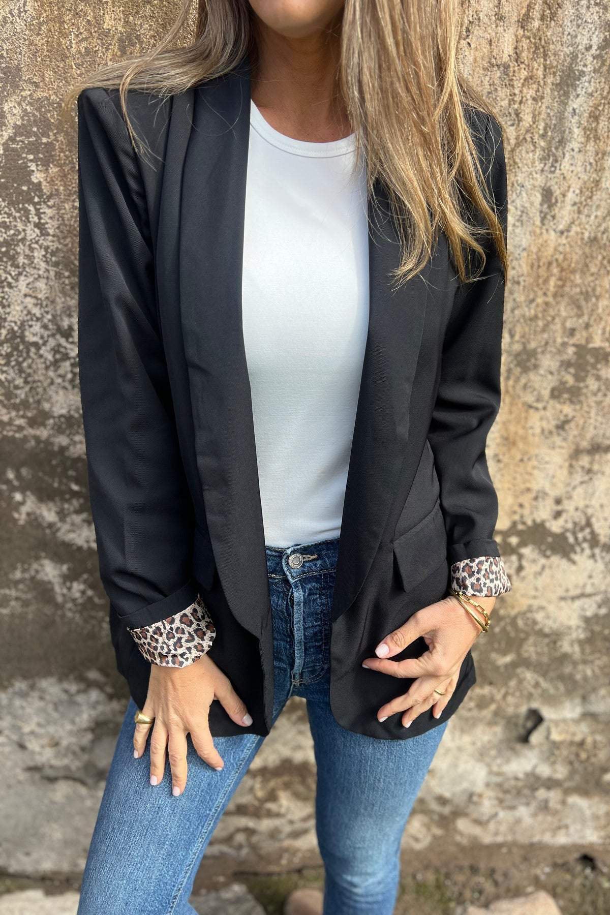 Berg-Feldt | Blazer avec doublure imprimée léopard