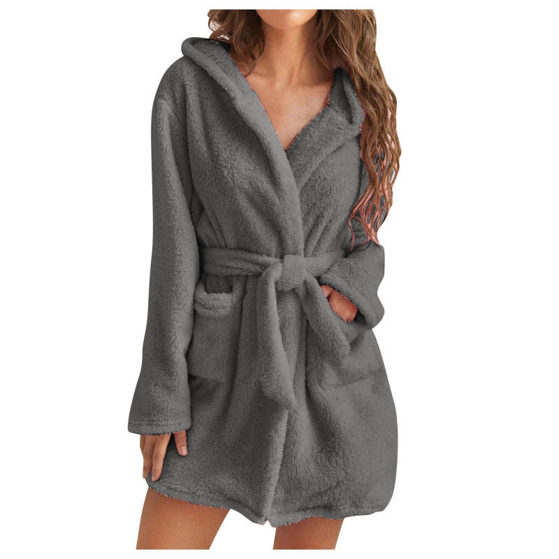 Robes polaires à capuche avec poches Berg-Feldt pour femmes