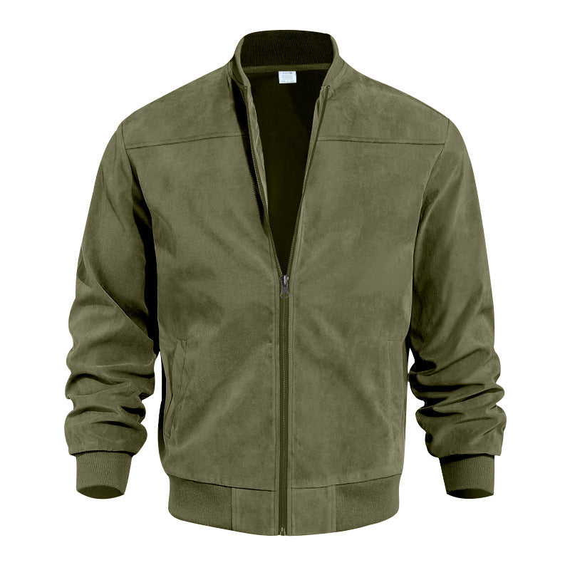 Herren moderne Bomberjacke mit bequemen Bündchen und Reißverschluss Berg-Feldt