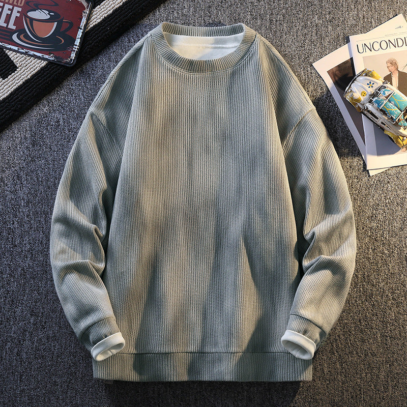 Sweat-shirt pour femme en maille côtelée à la coupe décontractée Berg-Feldt