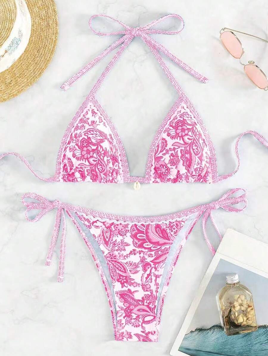 Ensemble de bikini triangle à bretelles réglables par berg-feldt