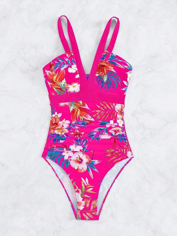 Maillot de bain monokini fleuri Berg-Feldt pour femme