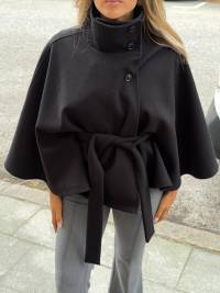 Veste cape élégante pour femme avec nœud et manches volumineuses Berg-Feldt
