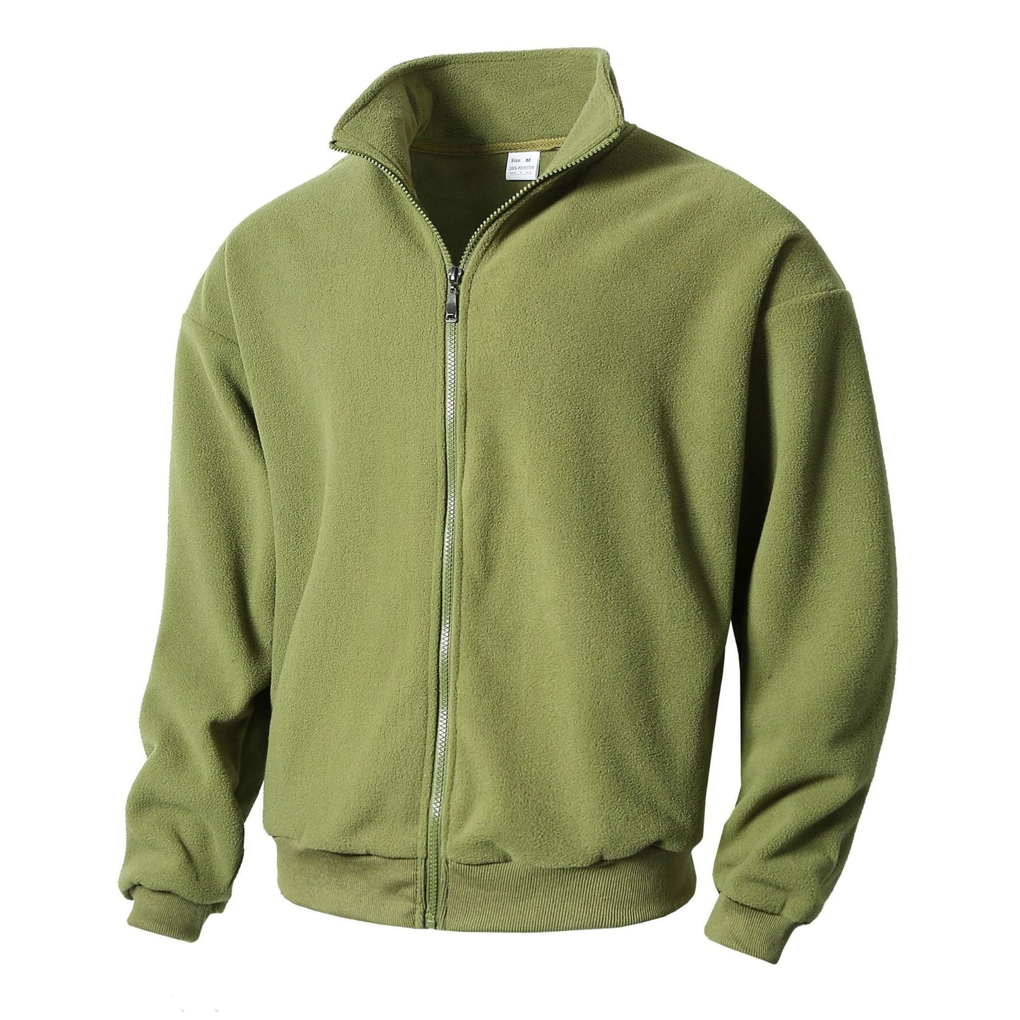 Veste polaire pour homme, col montant, fermeture éclair intégrale Berg-Feldt