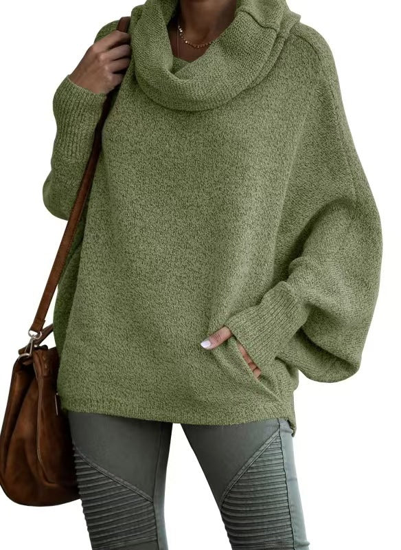 Damen Oversized Strickpullover mit Rollkragen Berg-Feldt