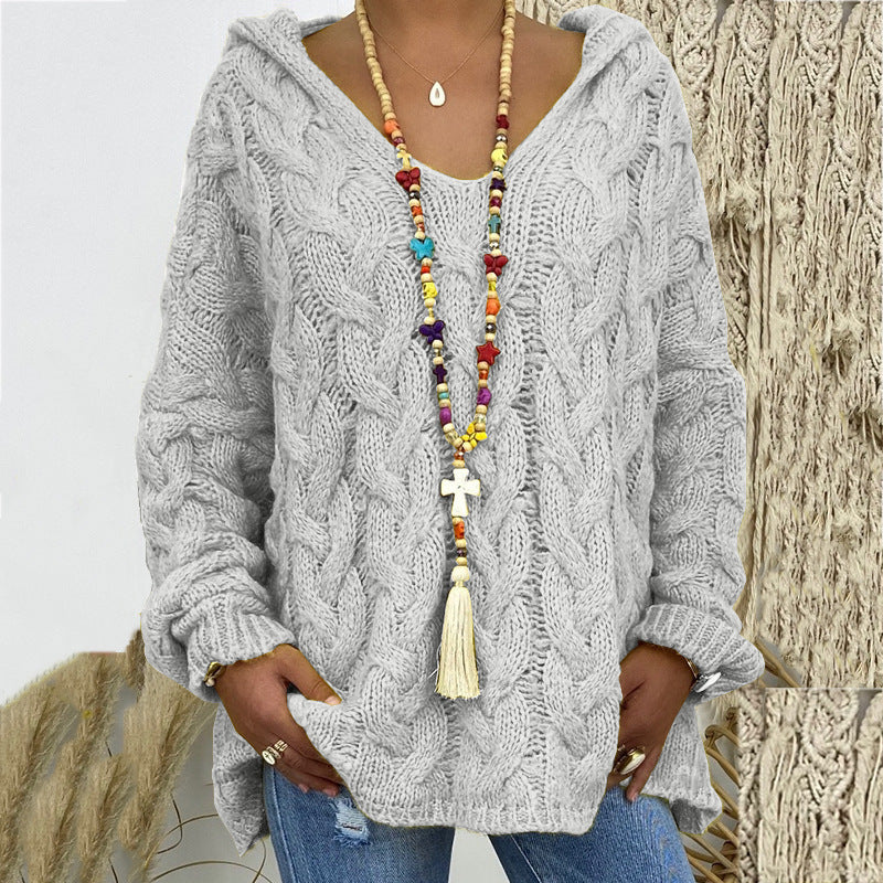 Sweat à capuche en V style Capri
