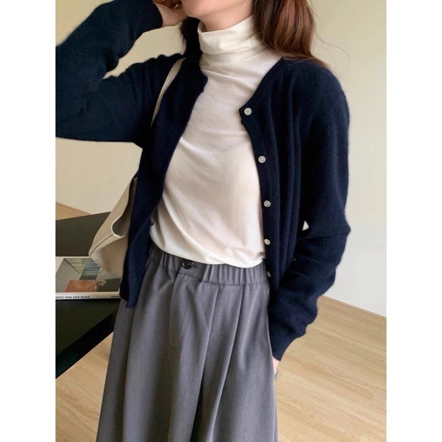 Cardigan fin pour femme avec boutons et matière douce Berg-Feldt