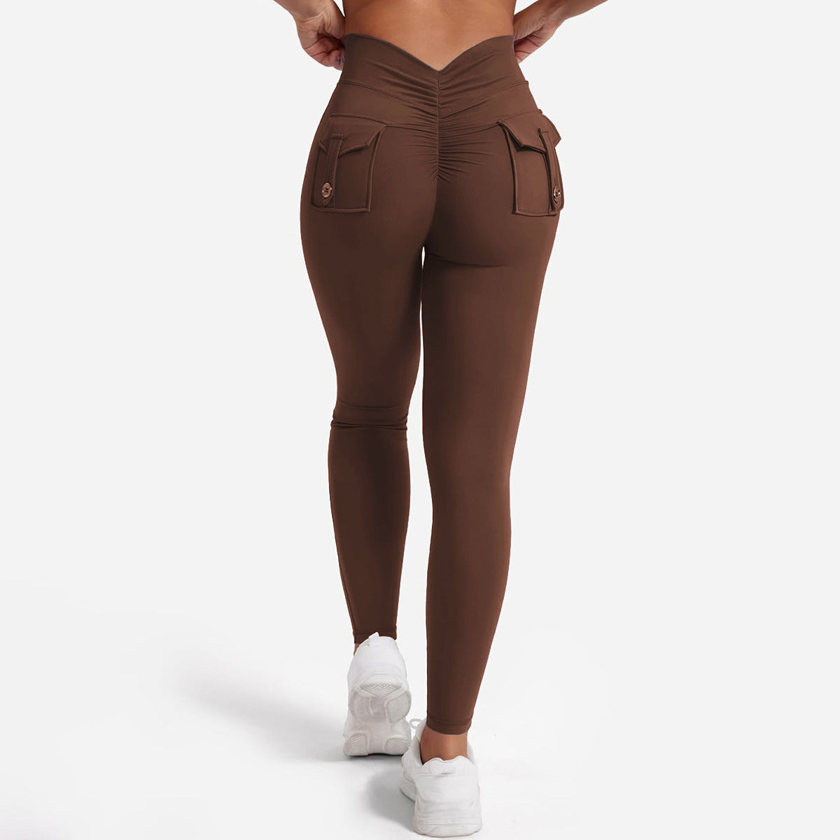 Leggings de sport taille haute pour femmes avec poches de berg-feldt