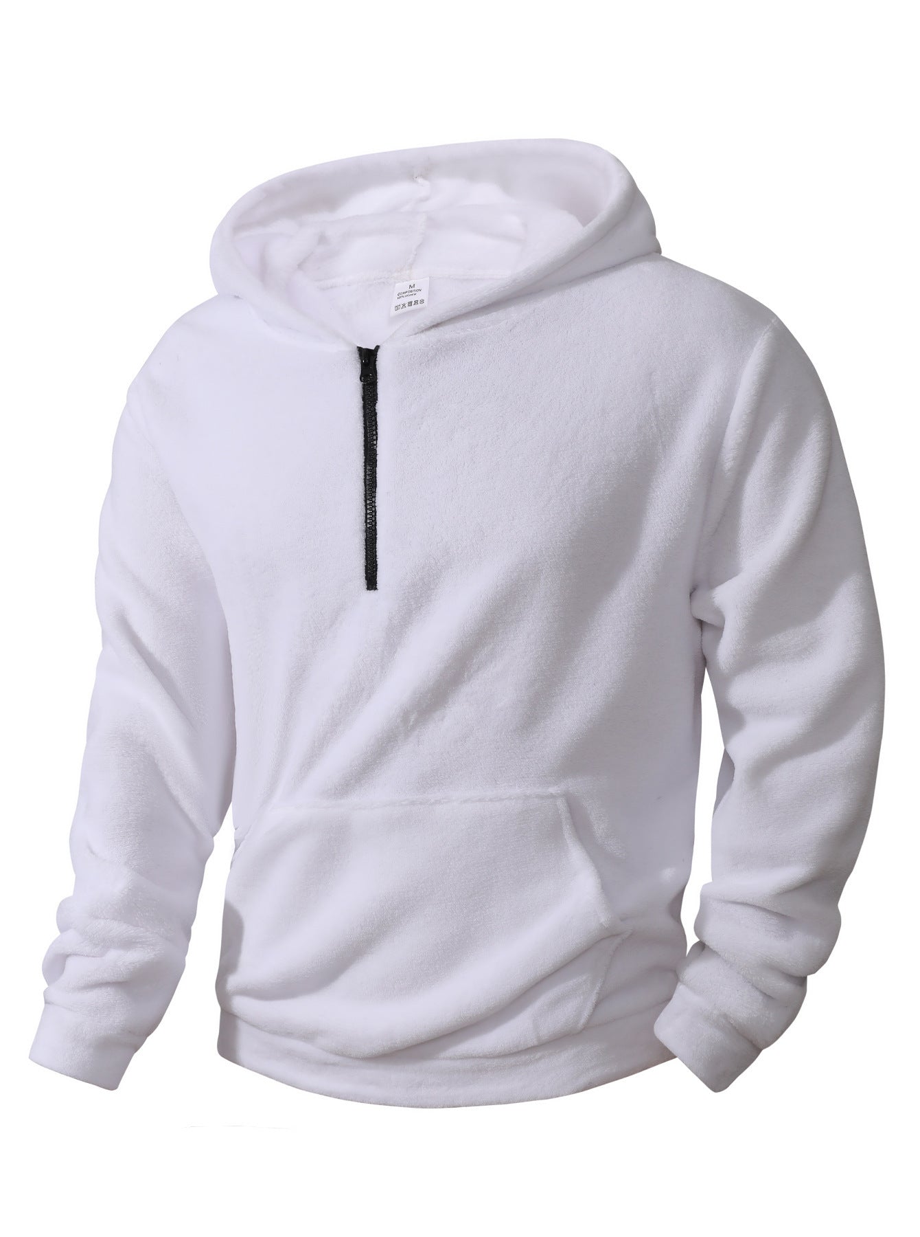 Sweat à capuche en molleton pour homme avec demi-zip innovant Berg-Feldt