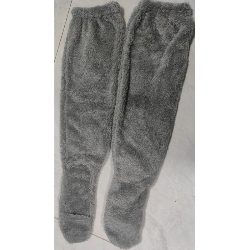 Chaussettes montantes en polaire douillette pour femme Berg-Feldt