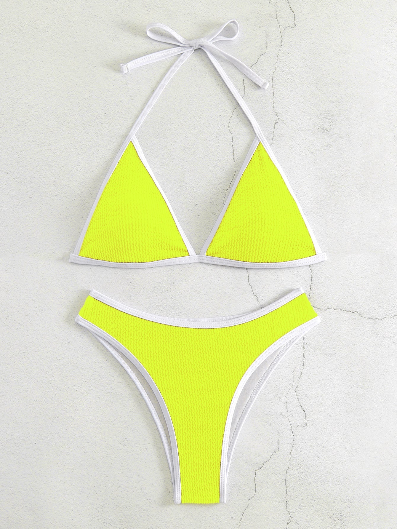 Ensemble de bikini triangle structuré Berg-Feldt pour femme