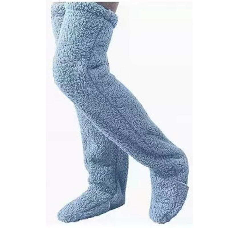 Chaussettes montantes en polaire douillette pour femme Berg-Feldt