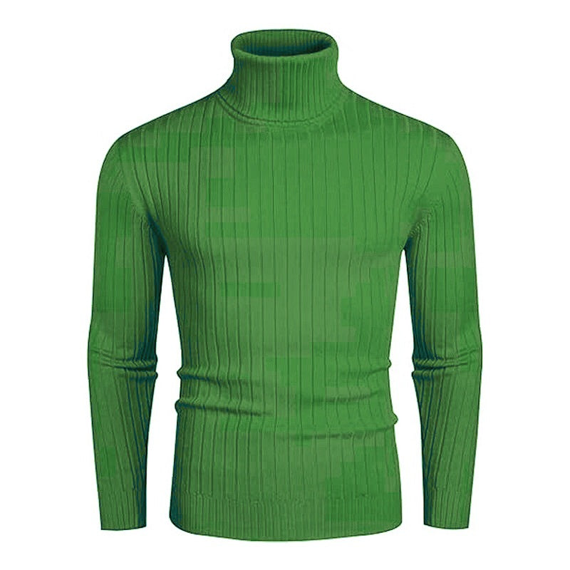 Herren Rollkragenpullover aus hochwertigem Rippstrick Berg-Feldt