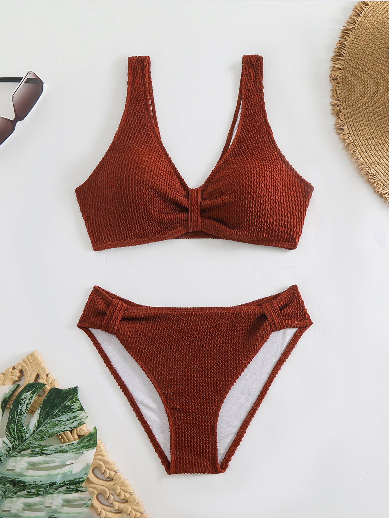 Haut de maillot bralette et culotte taille haute Berg-Feldt pour femme
