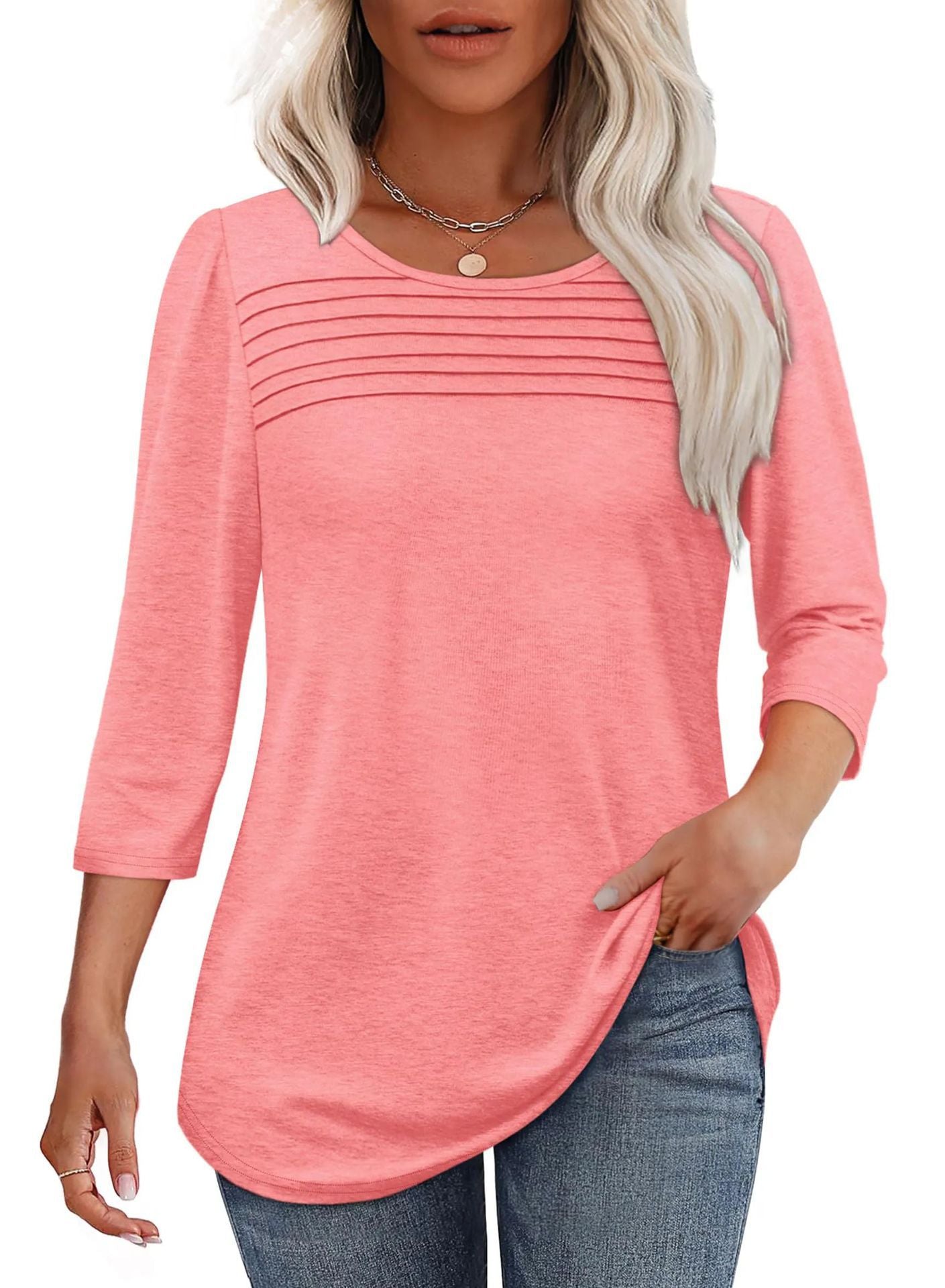 Langarmshirt für Damen mit dekorativen Pins von berg-feldt