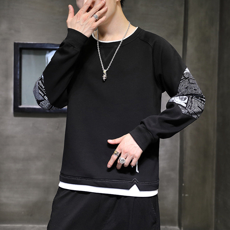 Herren modisches Sweatshirt mit einzigartigen Druckdetails Berg-Feldt