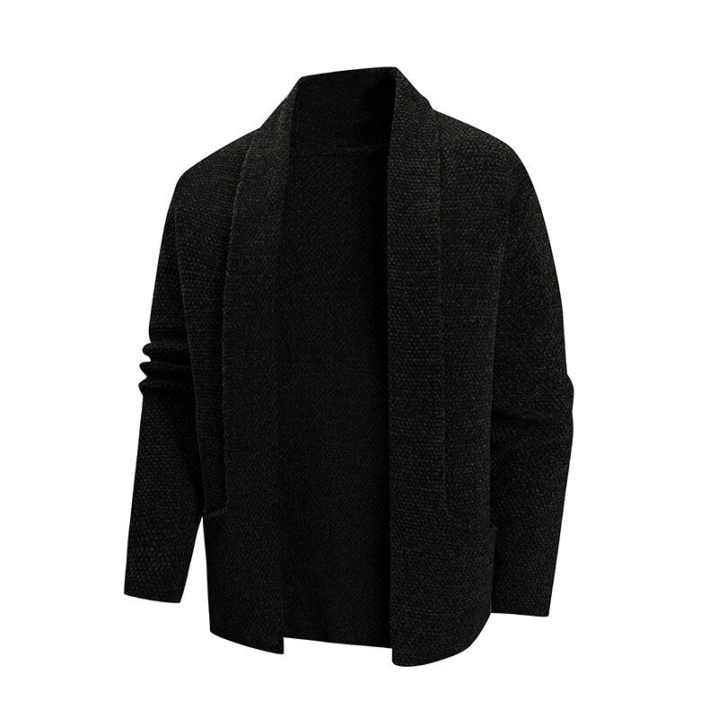 Damen Cardigan élégant avec revers chic et poches Berg-Feldt