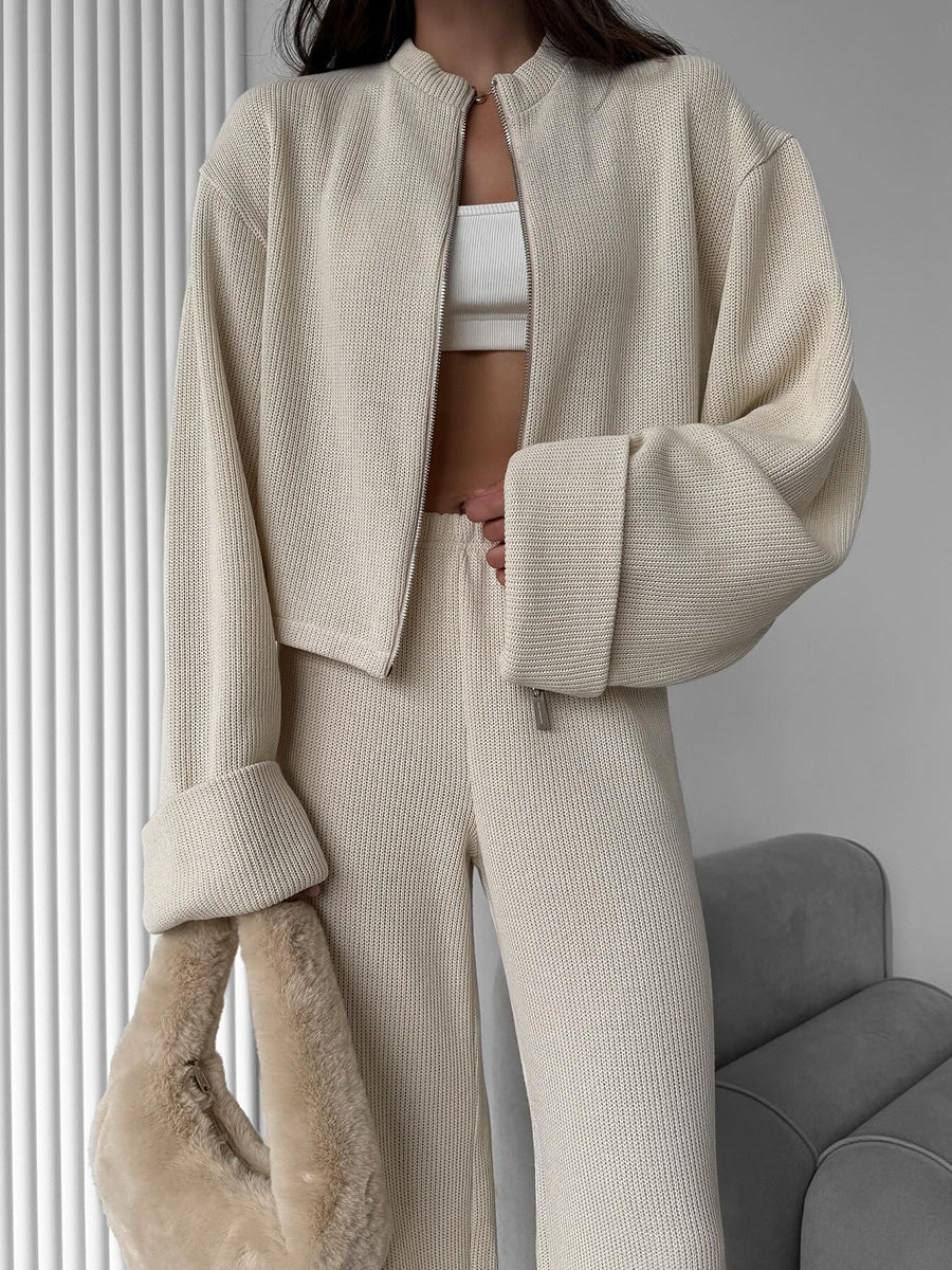 Berg-Feldt | Reißverschluss Langarmjacke und Weite Hose Anzug
