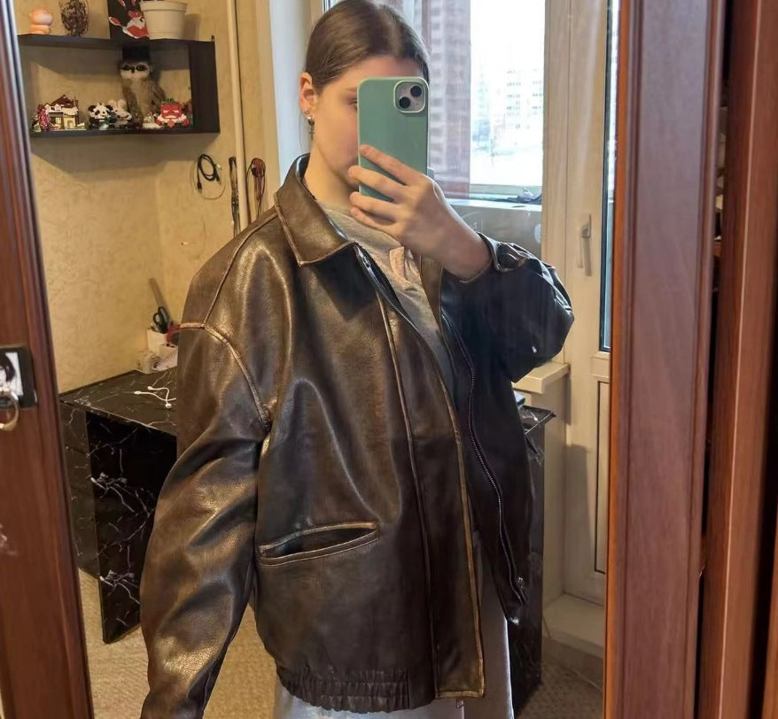 Veste d'extérieur vintage pour femme, coupe décontractée Berg-Feldt