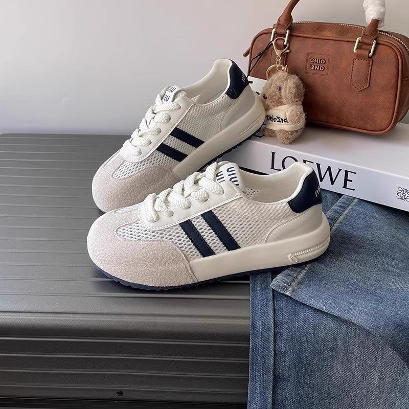 Sportliche Damen-Sneakers mit atmungsaktivem Mesh und rutschfester Sohle von berg-feldt