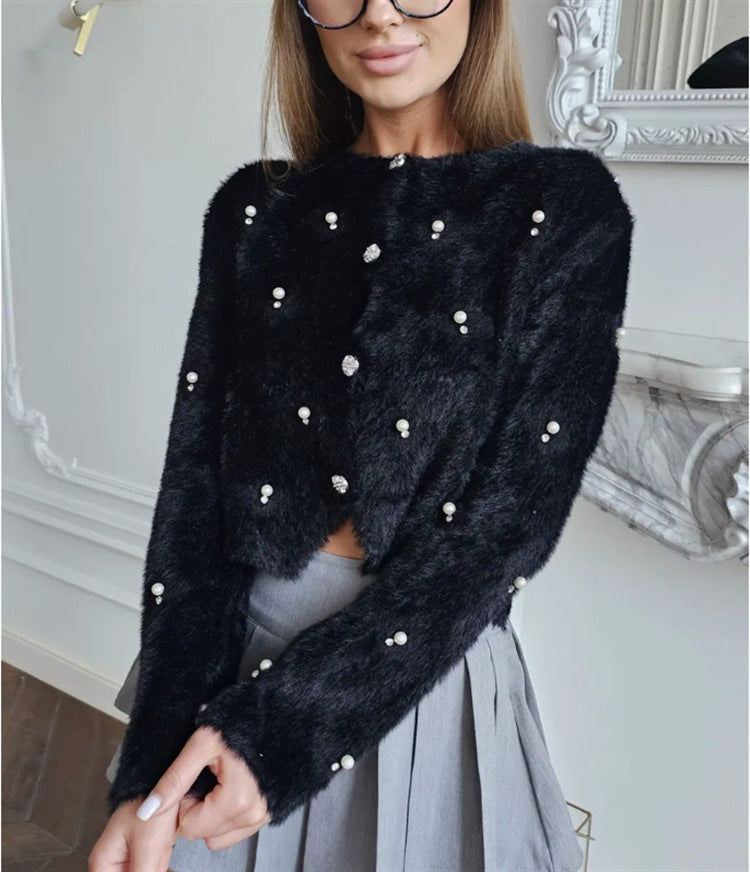 Cardigan moelleux pour femme avec boutons décoratifs et coupe élégante Berg-Feldt