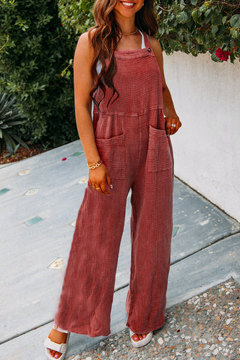 Bequemer Damen-Jumpsuit mit Taschen und weitem Schnitt von berg-feldt