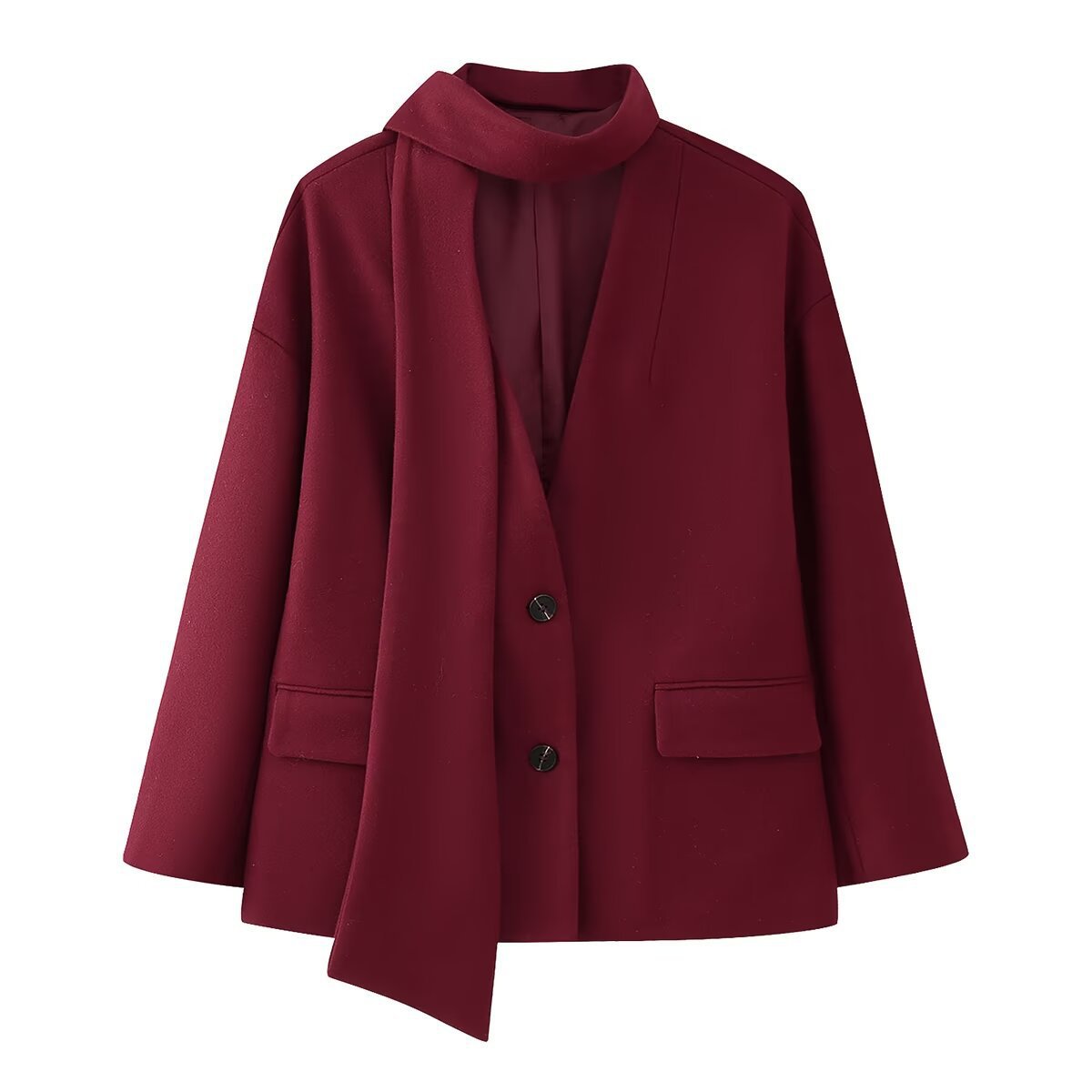 Berg-Feldt Blazer pour femme avec détail châle