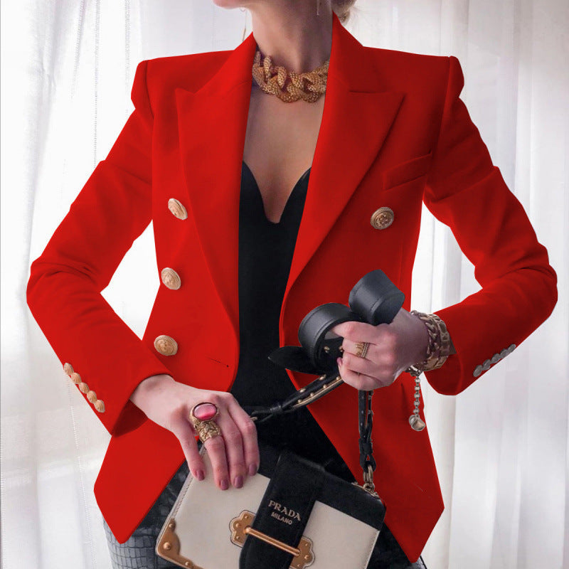 Blazer élégant pour femme avec boutons dorés et coupe classique Berg-Feldt