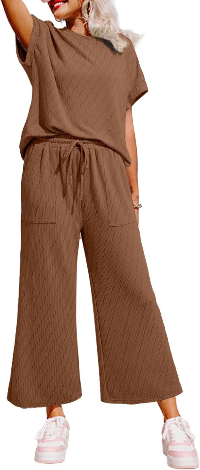 Bequemes Damen-Loungewear-Set mit Gummizug und Taschen von Berg-Feldt