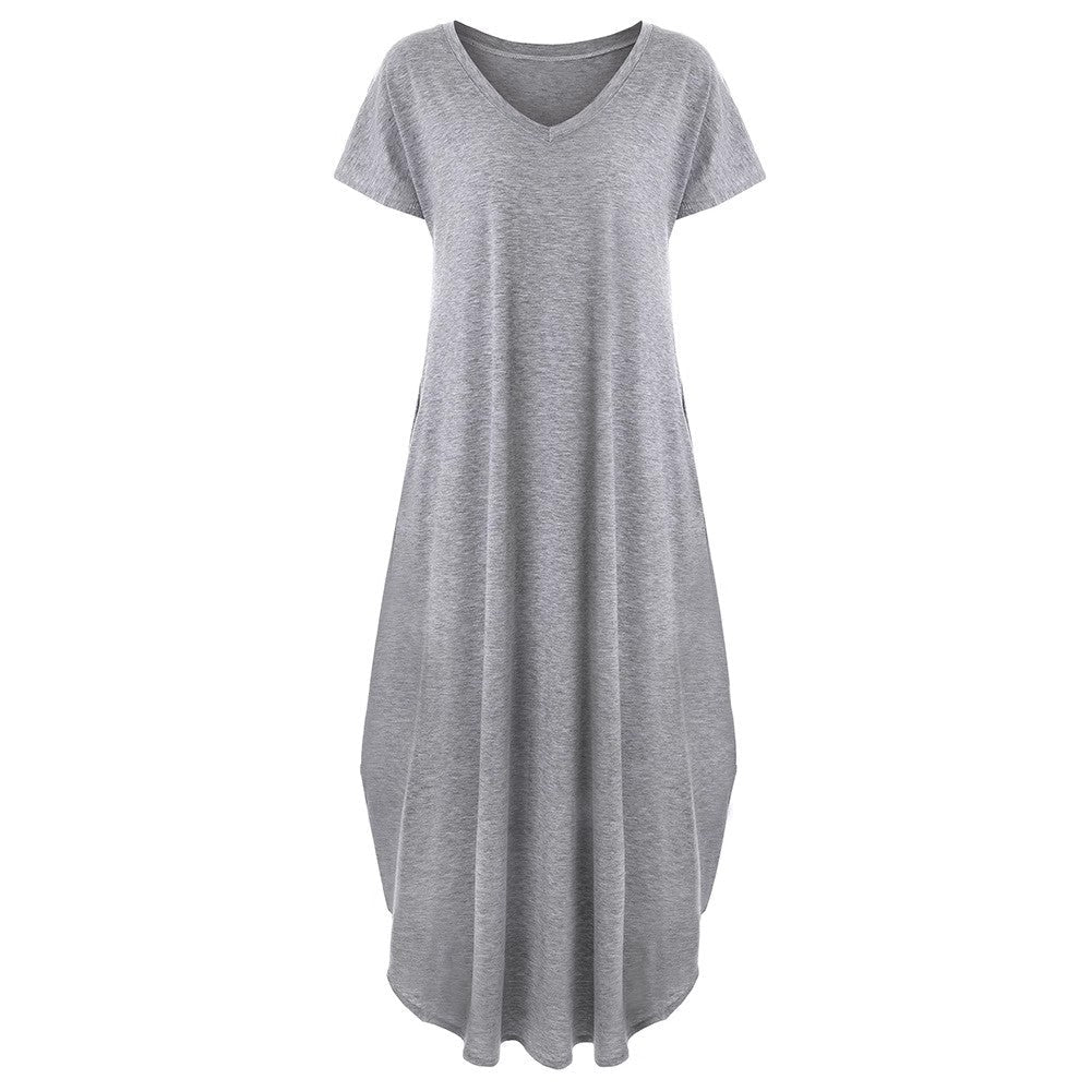 Robe longue élégante à dos nu et coupe fluide de berg-feldt