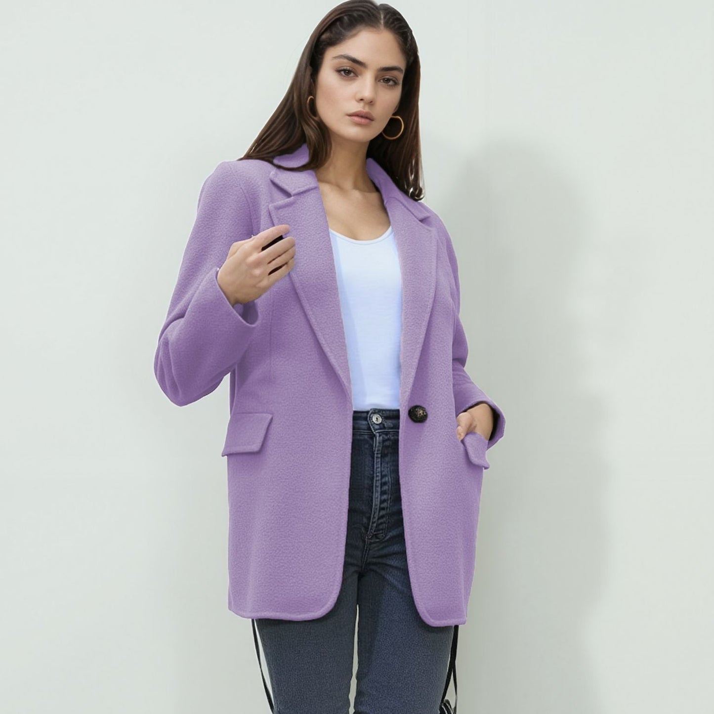 Damen élégant blazer souple avec coupe cintrée Berg-Feldt