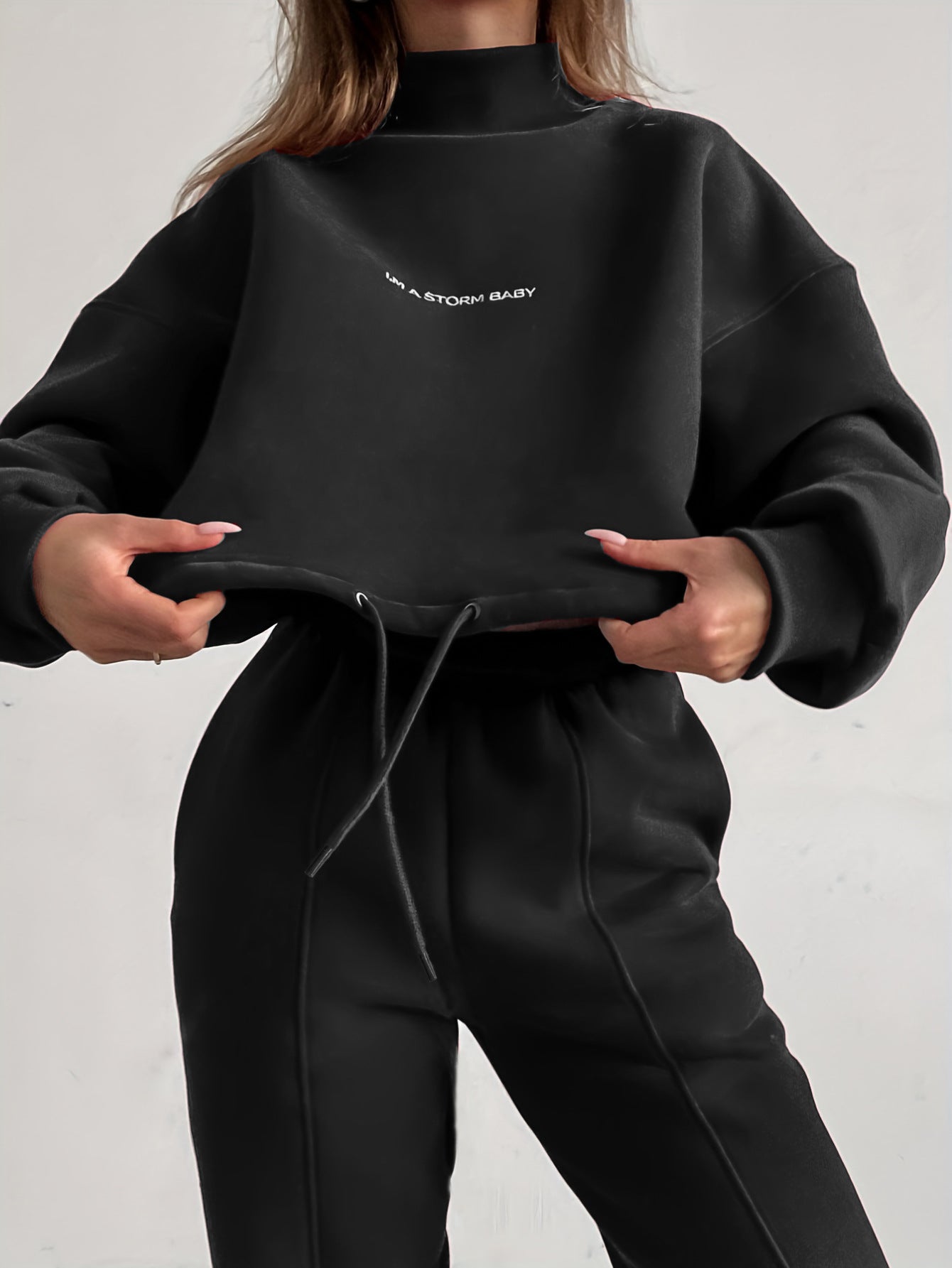 Damen Oversized Sweatshirt und Jogginghose Set Berg-Feldt