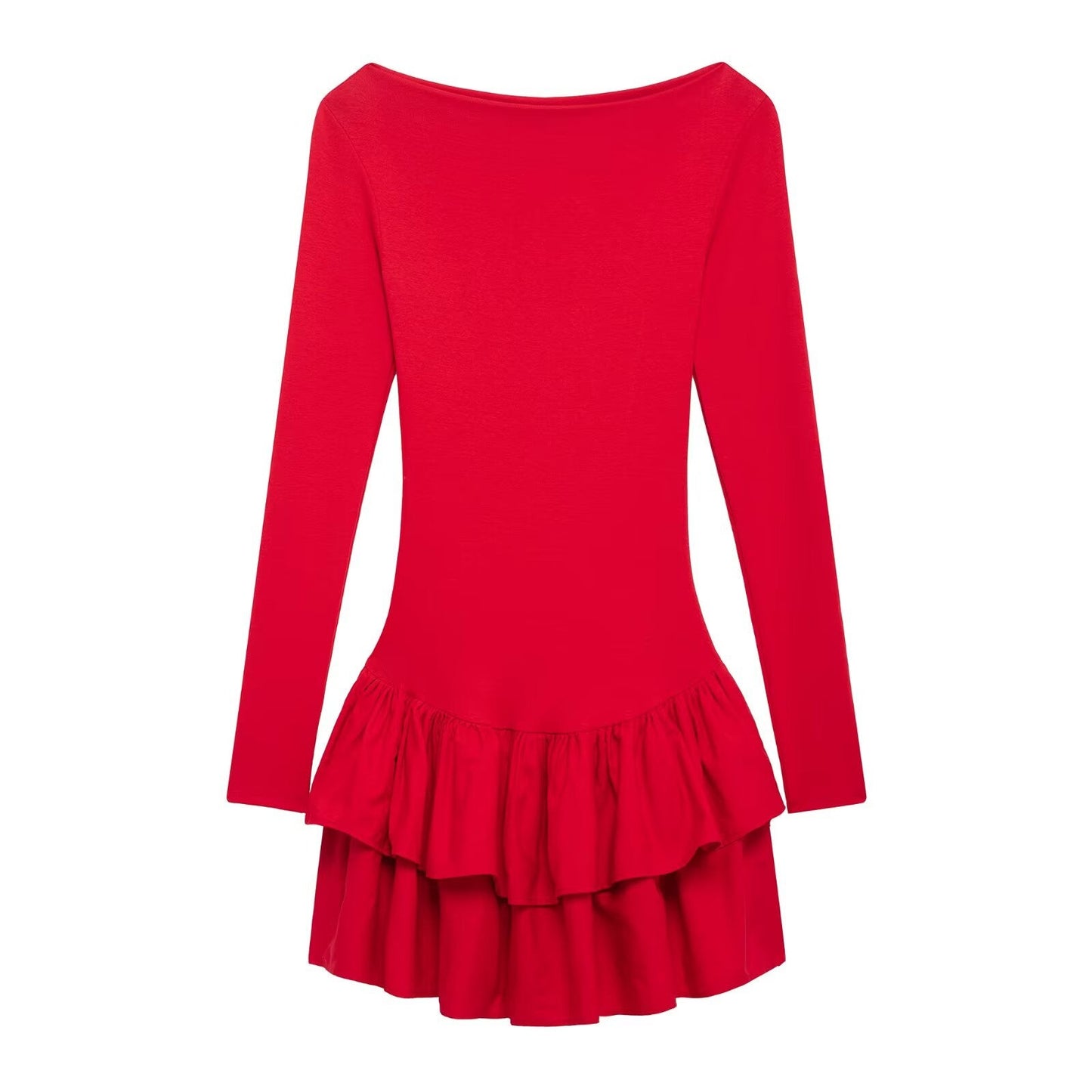 Robe patineuse Berg-Feldt pour femme avec volants évasés
