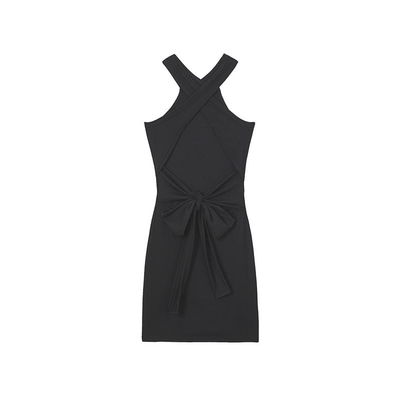 Robe moulante à détail noué pour femme par berg-feldt