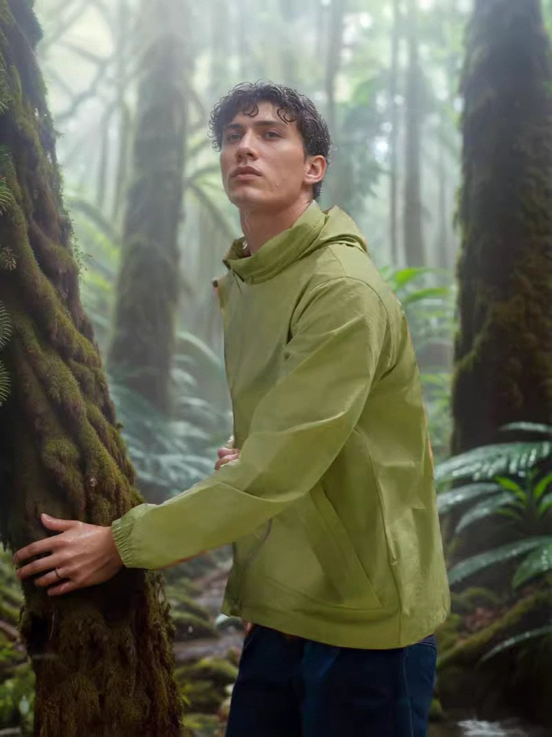 Veste technique imperméable pour hommes avec système de capuche réglable Berg-Feldt