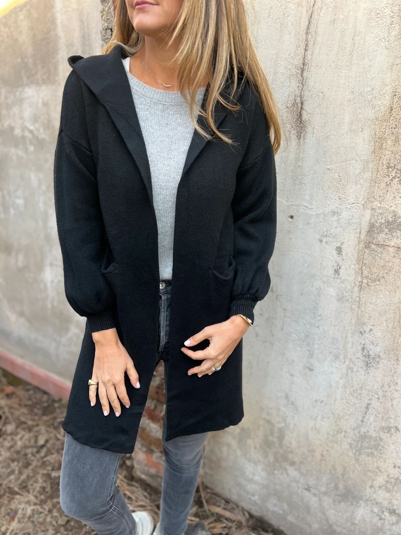 Berg-Feldt | Veste mi-longue à capuche en laine