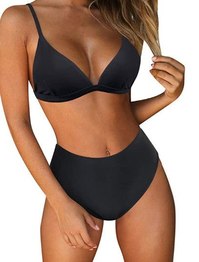Haut de maillot de bain triangle taille haute Berg-Feldt pour femme