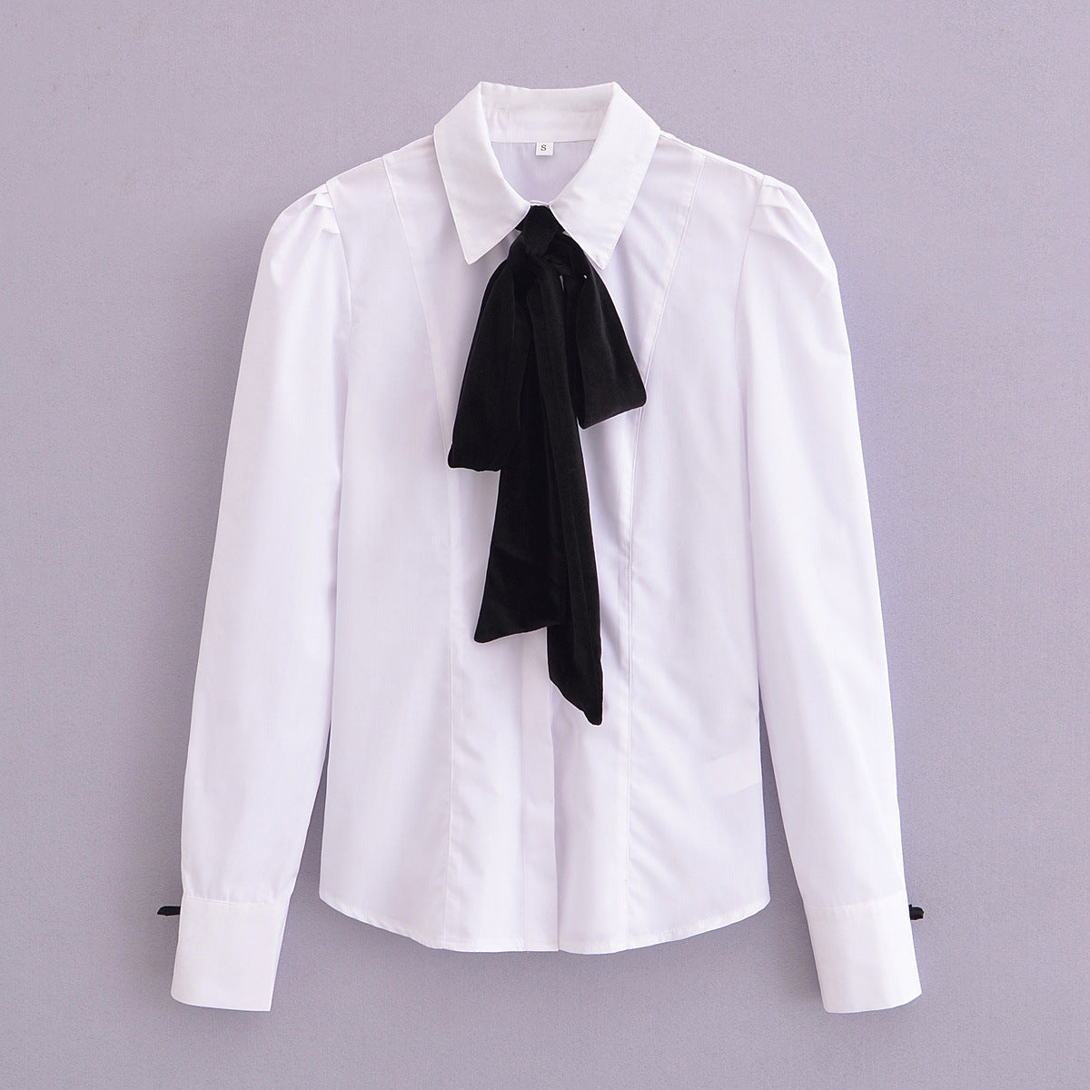 Elegante Damenbluse mit Schleife, Langarm von berg-feldt