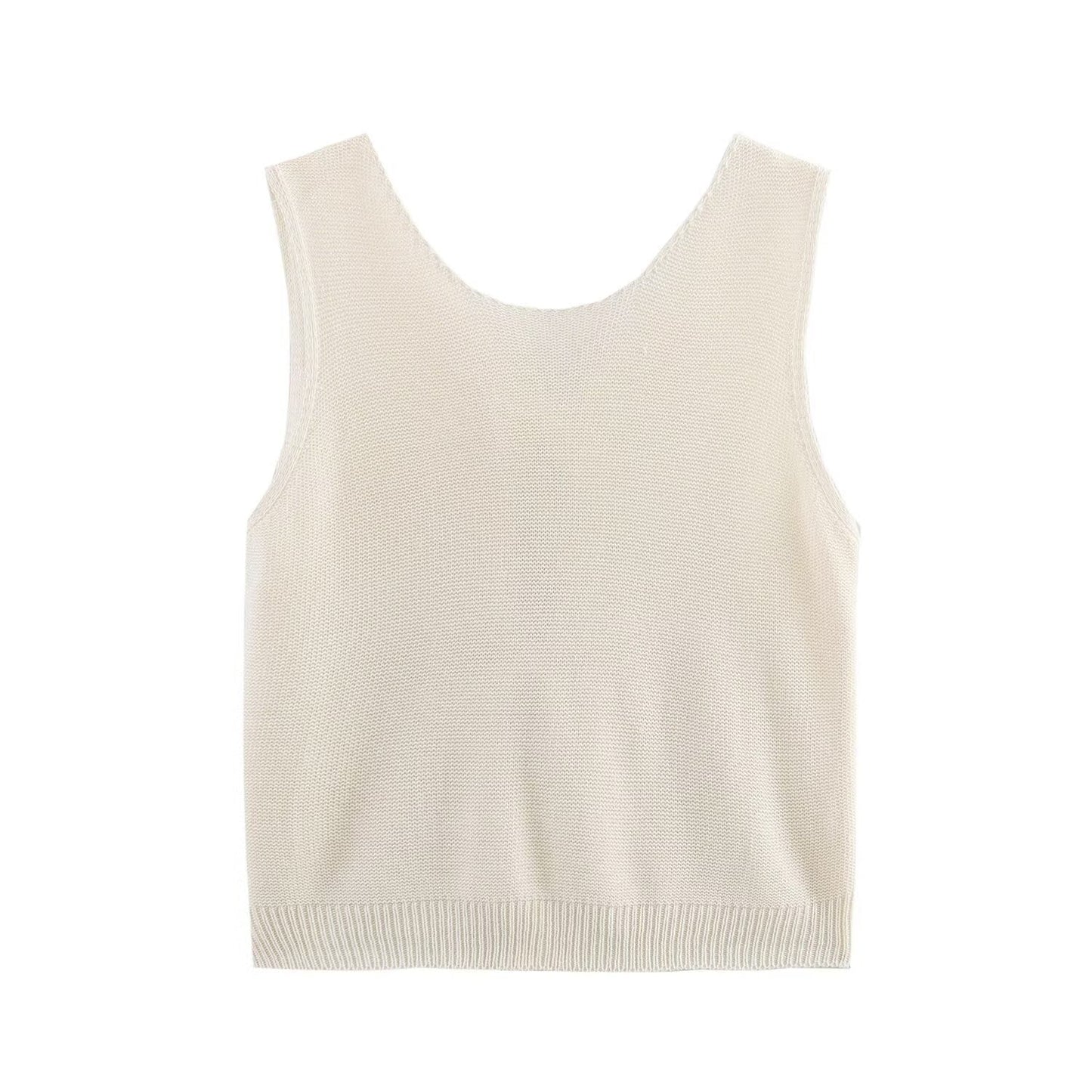 Haut en maille sans manches Berg-Feldt pour femme