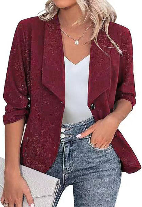 Veste blazer scintillante pour femme avec silhouette féminine et revers élégant Berg-Feldt